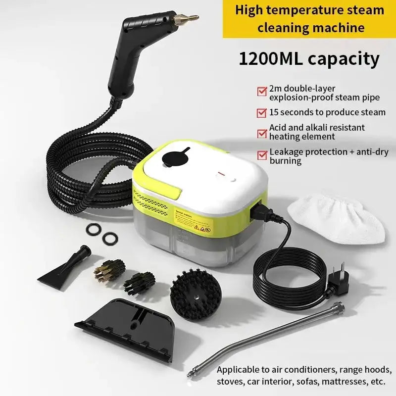 Handheld High Temp Steam Cleaner For Home And Car Cleaning