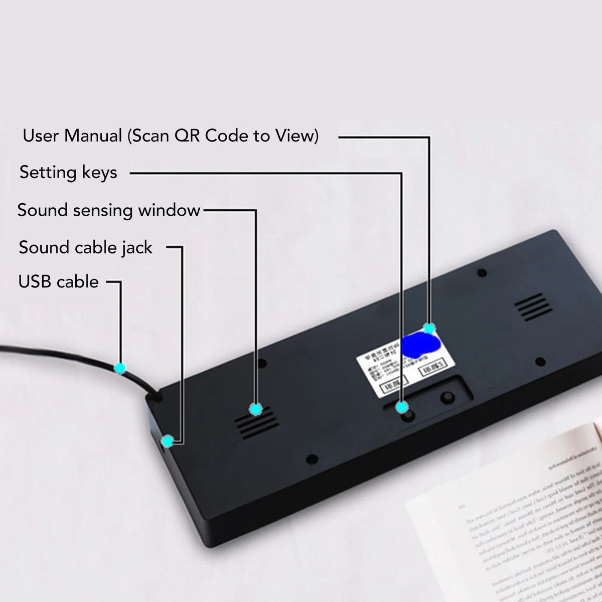 Music Spectrum Display 5V &ndash; Long Life And 7 Color Effects