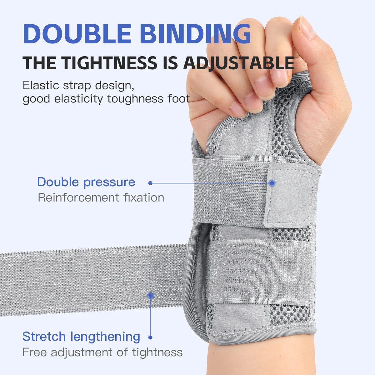 Wrist Guard with Thumb Protection &ndash; Adjustable for Joint Pain