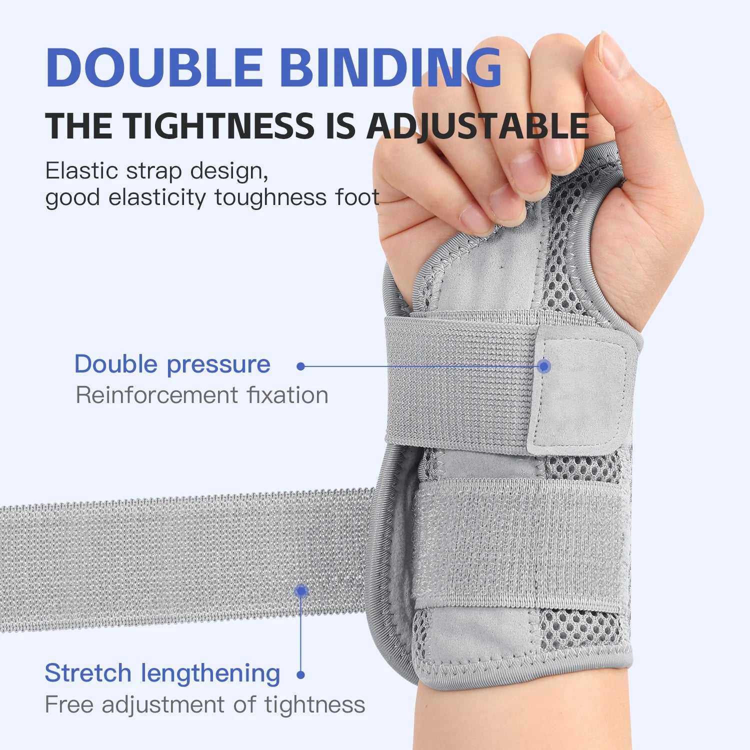 Wrist Guard with Thumb Protection &ndash; Adjustable for Joint Pain