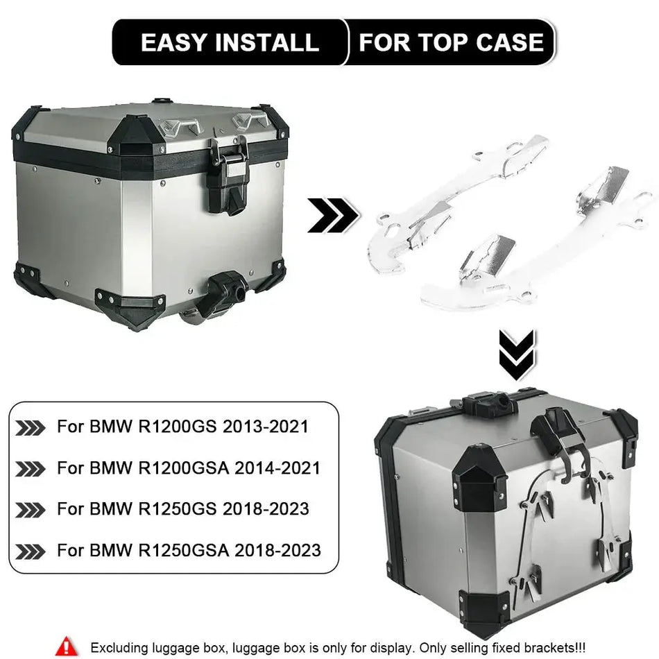 Aluminum Suitcase Bracket Top Case Pannier Mounting Plate Rack For BMW R1200GS Adventure R1250GS LC ADV GS1200 R 1200 GS 13-2023 by InterCyprus Trading Ltd
