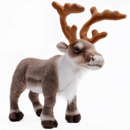 Real-life Reindeer Plush Toy - Soft Christmas Elk Doll 42cm / Only Elk