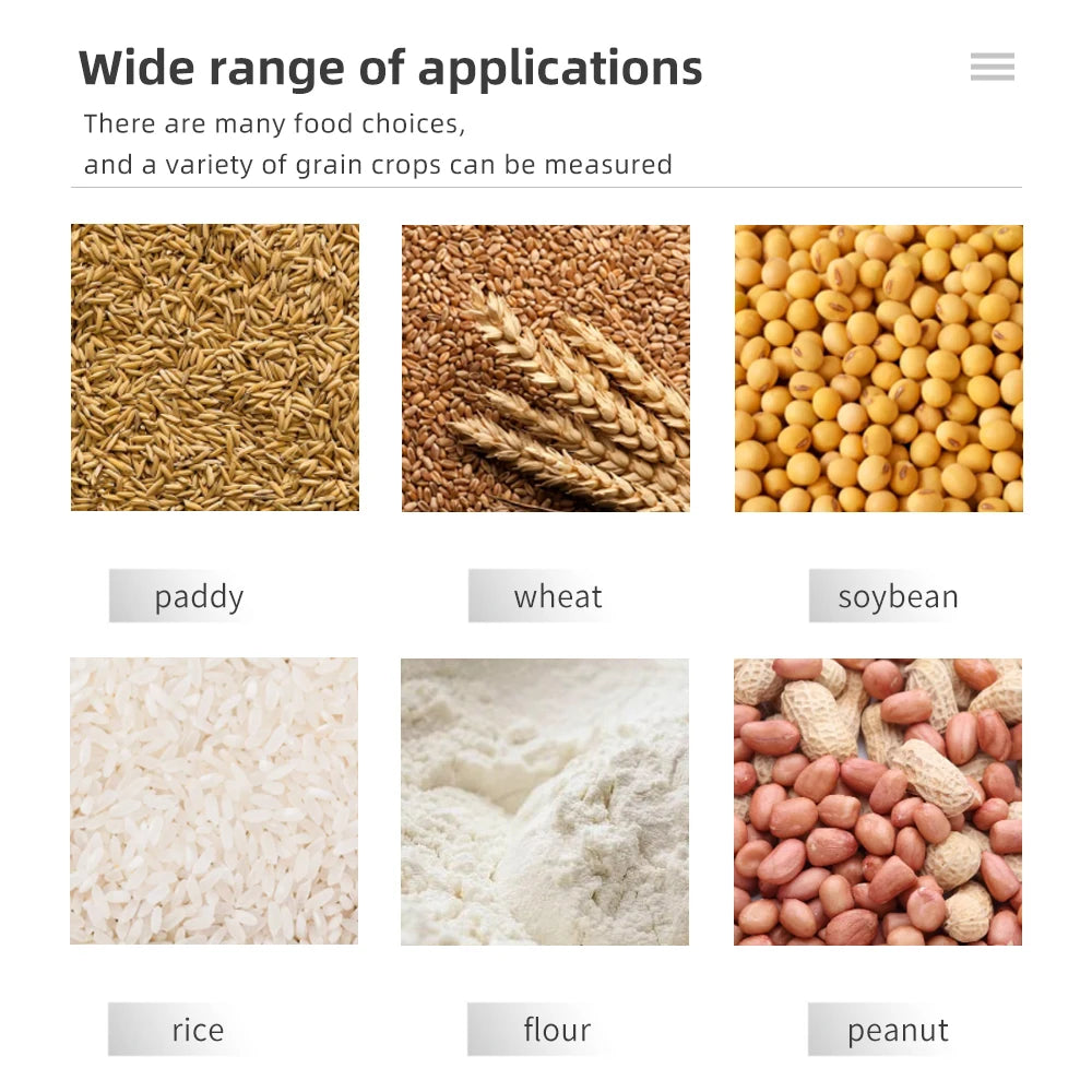 TK100GF Starch Moisture Tester - Backlit LCD Display