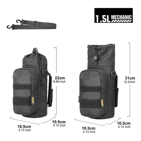 Rhinowalk Motorcycle Bottle Holder &ndash; Quick-Release Insulated Design