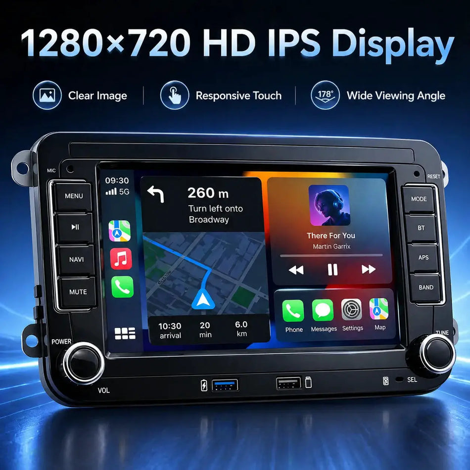Android 13 Car Radio With GPS And WiFi For Volkswagen Passat B6 B7 Golf 5 6 Polo Jetta Skoda by InterCyprus Trading Ltd
