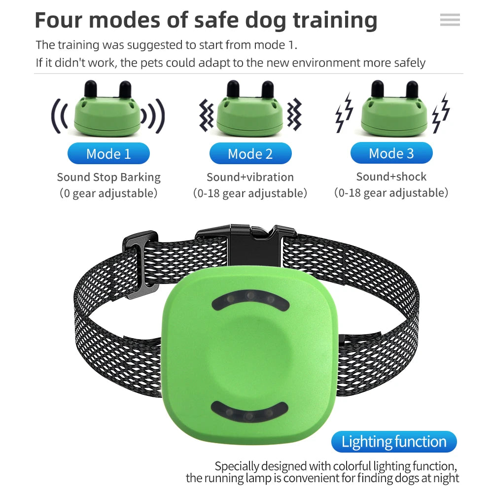 800m Electric Dog Training Collar &ndash; LCD Display Remote