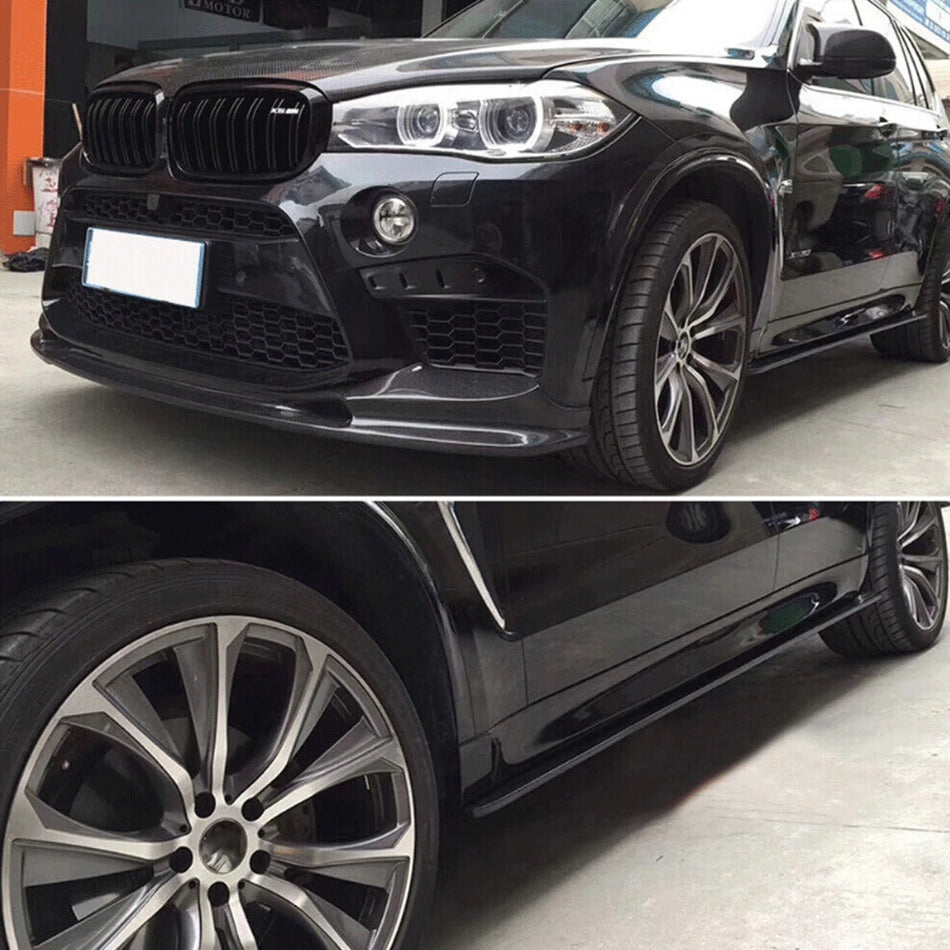 BMW F15 X5 and F16 X6 Side Skirt Extension, Gloss Black MagicKit