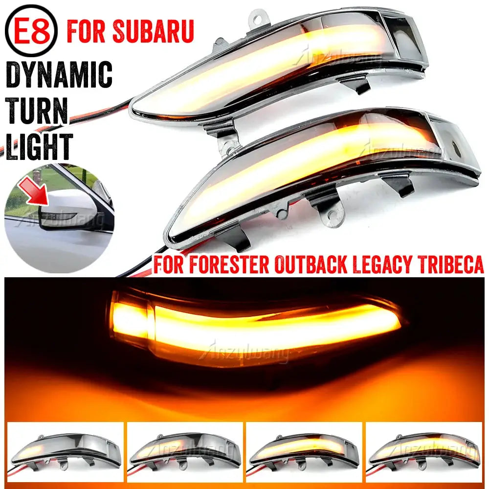 LED Side Mirror Turn Signal Lights for Subaru Forester Outback by InterCyprus Trading Ltd
