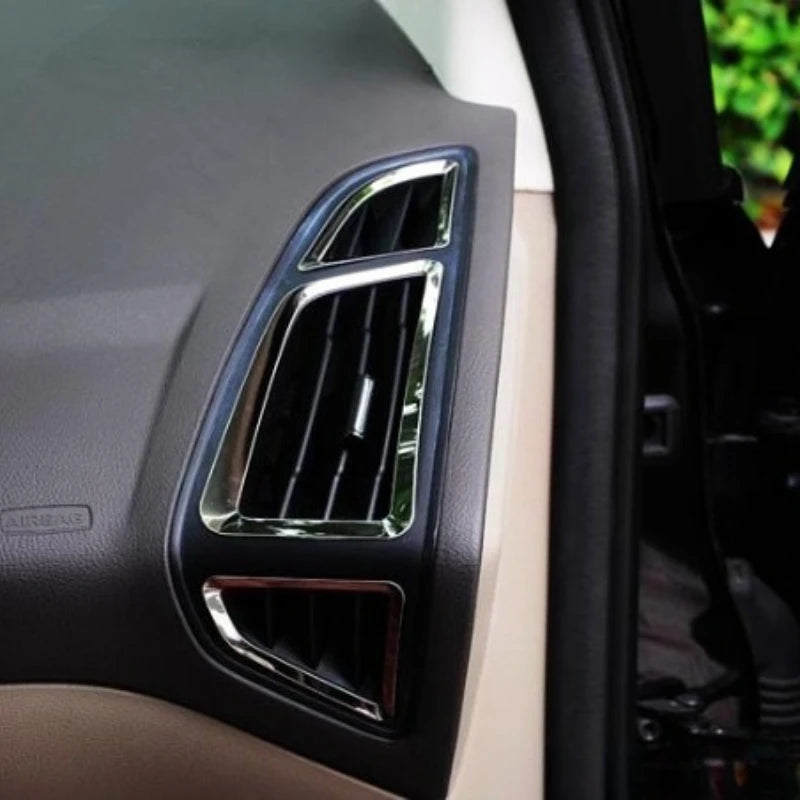 Декоративен пръстен за изхода за Ford Focus MK3 2012-2018, неръждаема стомана, акцент за ауспух