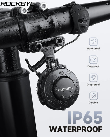 Rockbye Waterproof Adjustable Loud Horn for Bicycles and Scooters