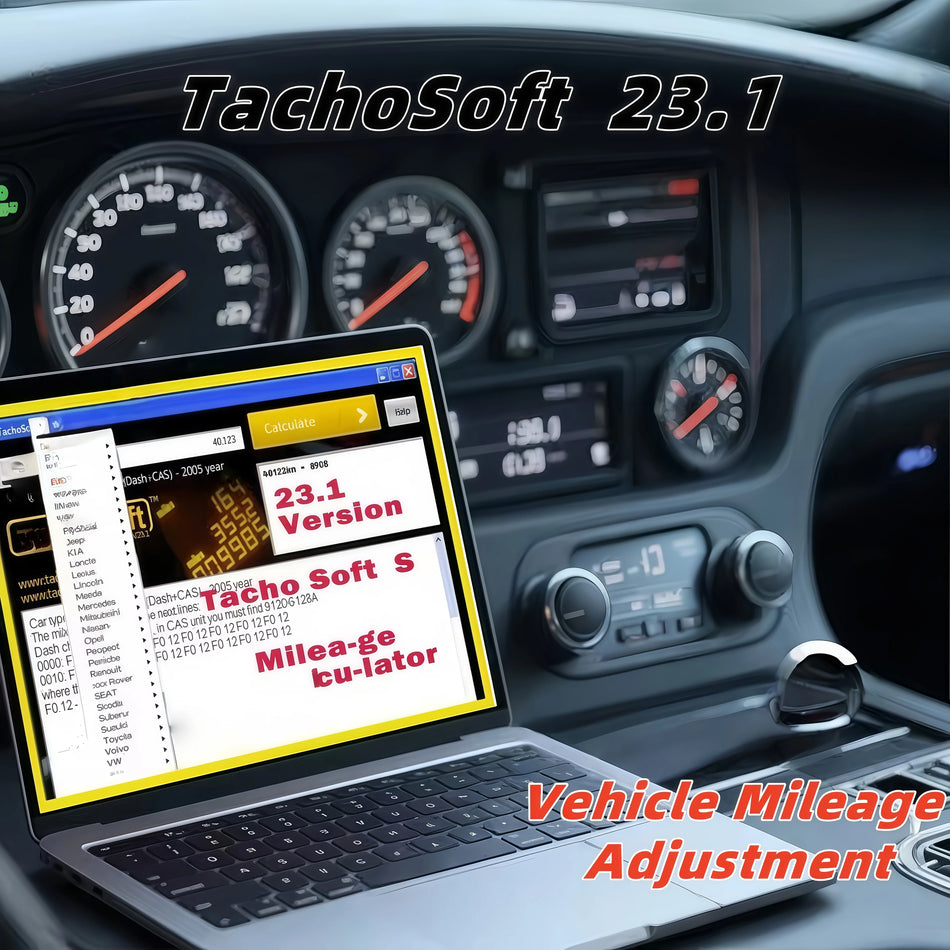 TachoSoft Calculator de Kilometraj Pro 23.1, Software Licențiat pentru Odometrie și Flote