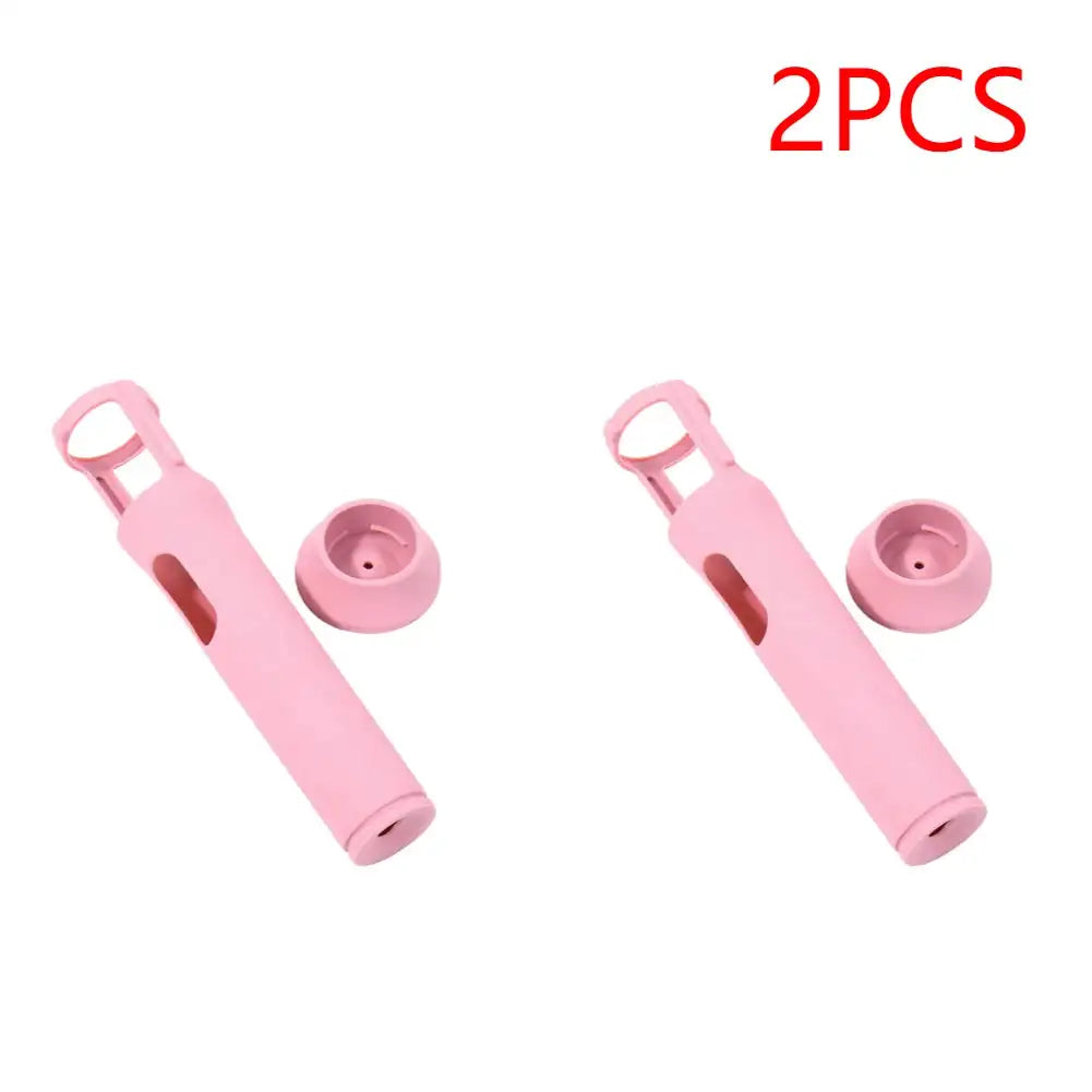 Silicone Anti Roll Mic Stand Case Non Slip For JBL PartyBox 2PCS Pink
