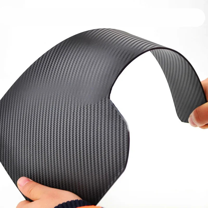 2Pc Black Carbon Fiber Plaid Car Fenders &ndash; Anti Splash