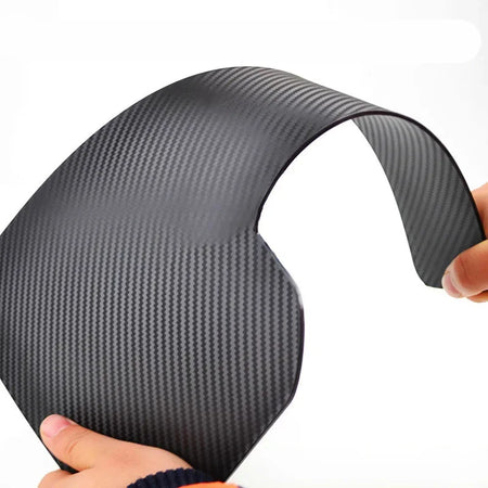 2Pc Black Carbon Fiber Plaid Car Fenders &ndash; Anti Splash