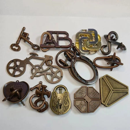 Metal Magic Baffling Puzzles &ndash; Interlocking Brain Teasers