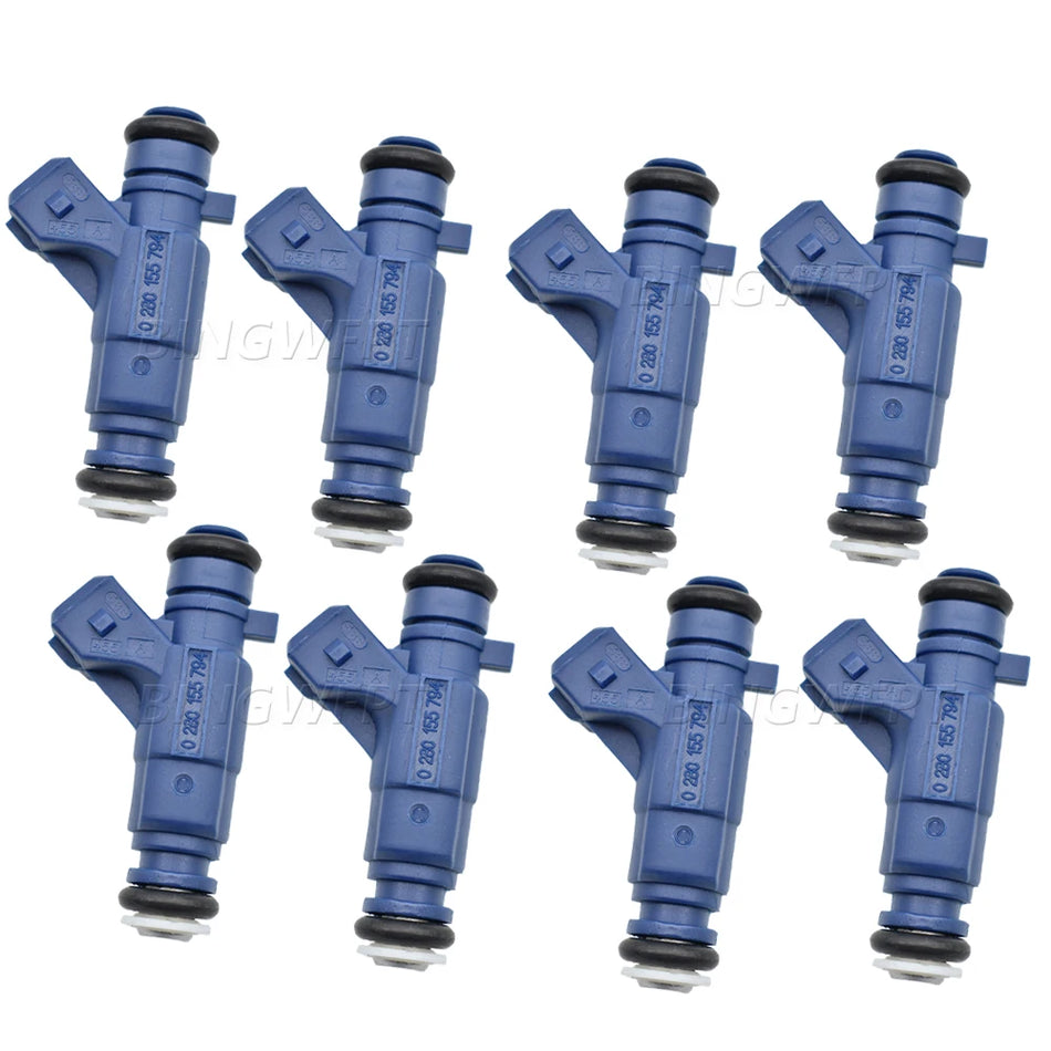 Inyector de combustible 8X 0280155794 para Citroën y Peugeot Xsara, Saxo, 206, 306, Picasso