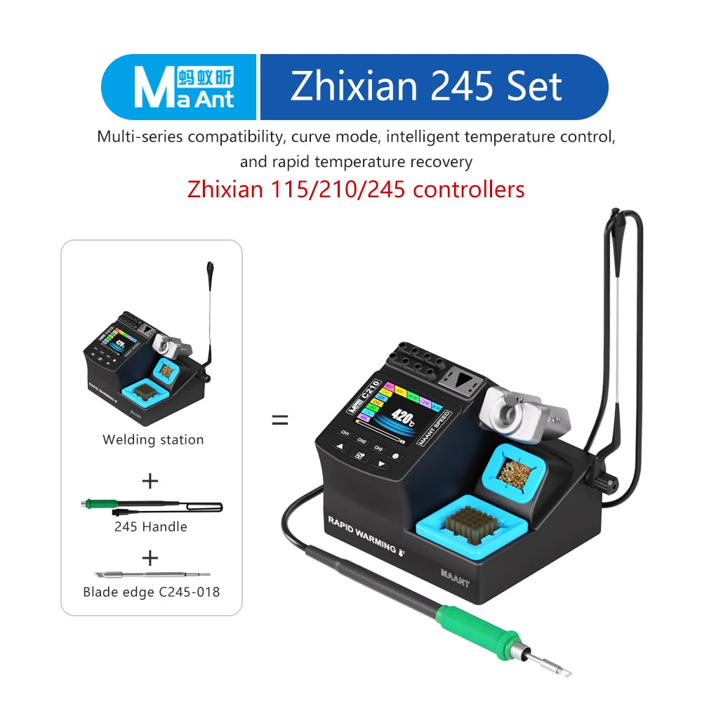 MAANT C210 Soldering Station &ndash; 200W, Multi-System Compatible C245 / 220V