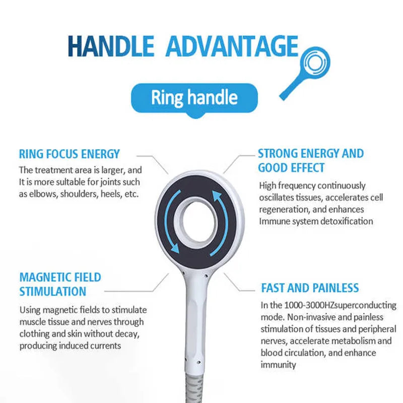 Přenosný stroj na terapii šokovými vlnami GN677 Magnetický 6T