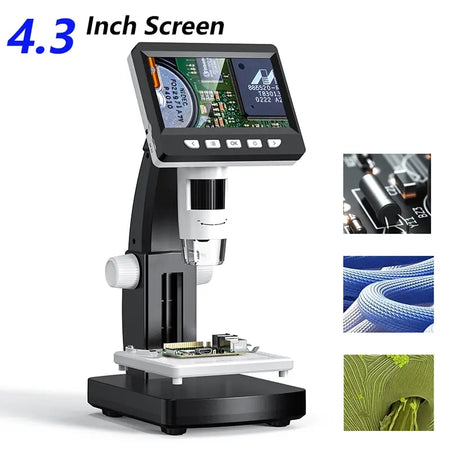 1000X 4.3 Inch LCD Digital Microscope 1080P &ndash; HD 1080P