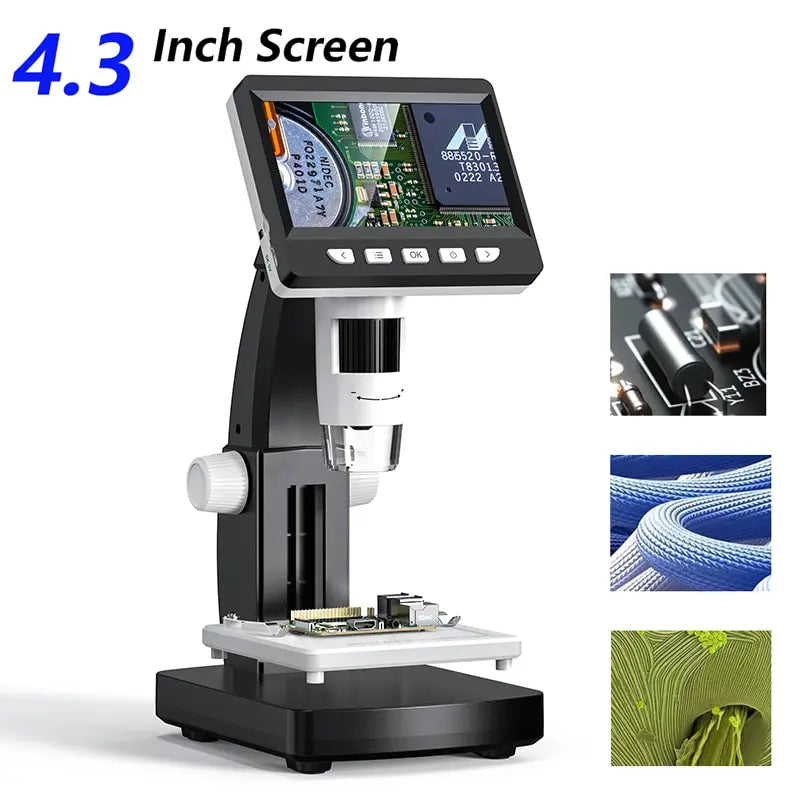 1000X 4.3 Inch LCD Digital Microscope 1080P &ndash; HD 1080P