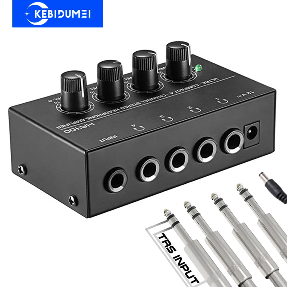 HA400 Headphone Amplifier &ndash; Ultra Compact 4 Channel