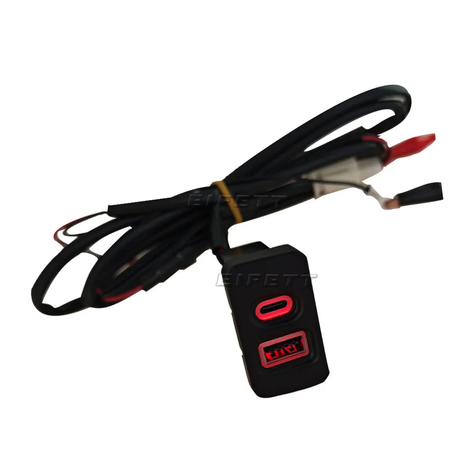 Încărcător auto USB cu Type C PD QC3.0 pentru Haval H6 2015-2020