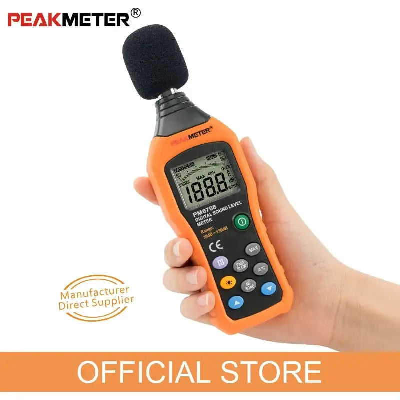PeakMeter PM6708 Digital Sound Level Meter 30 130 dB