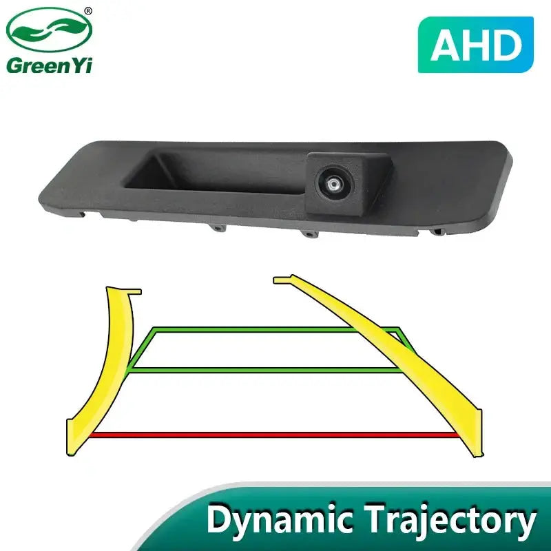 AHD Dynamic Trajectory Trunk Handle Camera For Mercedes Benz GLK GLA GLC ML A180/200 CLA W117 W205 W212 W166 W246 W204 Vito W447 by InterCyprus Trading Ltd