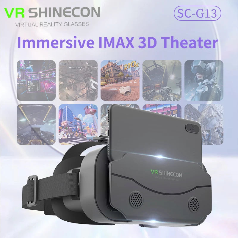 Náhlavní souprava pro 3D virtuální realitu pro smartphony, lehké VR brýle