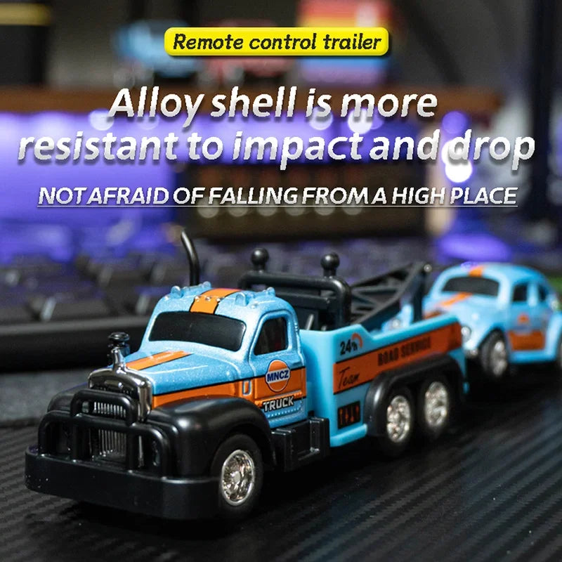 RC Car Pickup Rescue Truck 1/64 &ndash; App Controlled Remote Fun