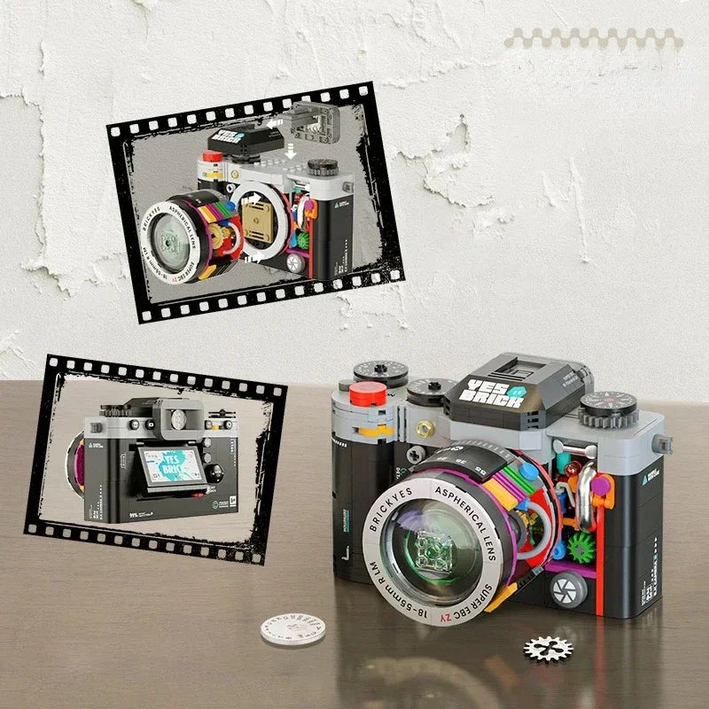 Retro Camera Building Kit &ndash; Collectible Home Decor Gift