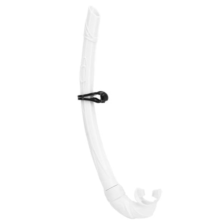 Diving Snorkel PVC &ndash; Soft Mouthpiece For Easy Breathing WHITE