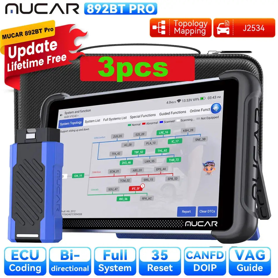 AI Assisted OBD2 Scanner With Topology Map And Full Vehicle Diagnostics by InterCyprus Trading Ltd