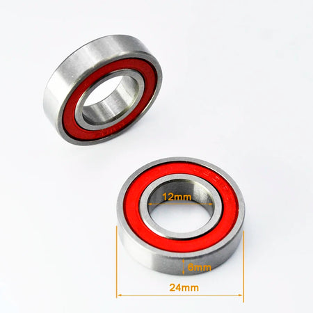 Hybrid Ceramic 6901 2RS Bearing 12x24x6mm &ndash; Low Friction