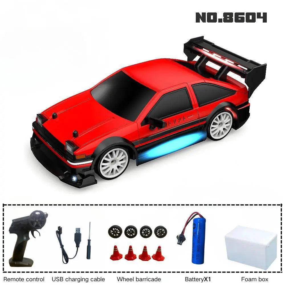 GTR Mustang AE86 1:24 Remote Control Drift Racing Car for Kids 8604-Foam box 1