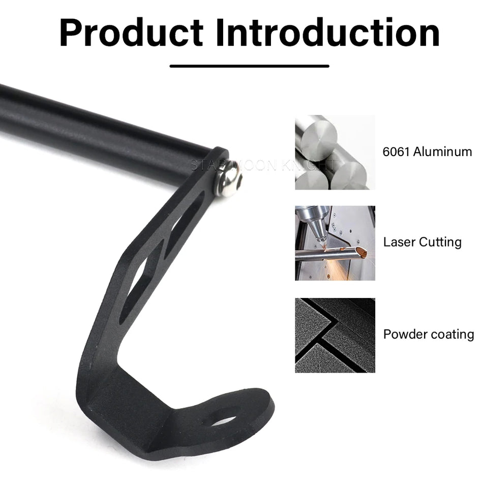 Ducati Multistrada GPS navigācijas kronšteins, 6061 alumīnija augšējā apvalka stiprinājums V2 un V2S 2022-2024