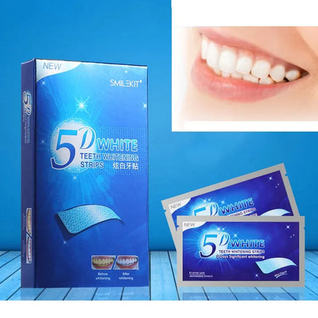2-14 Pairs Gel Tooth Whitening Kit &ndash; Natural Brightening Strips