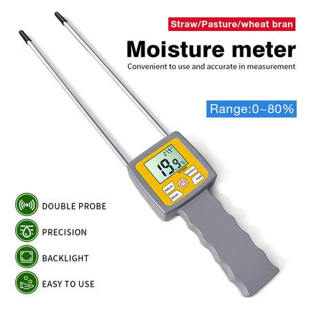 3-Digital LCD Digital Display Hay Moisture Meter &ndash; Backlit