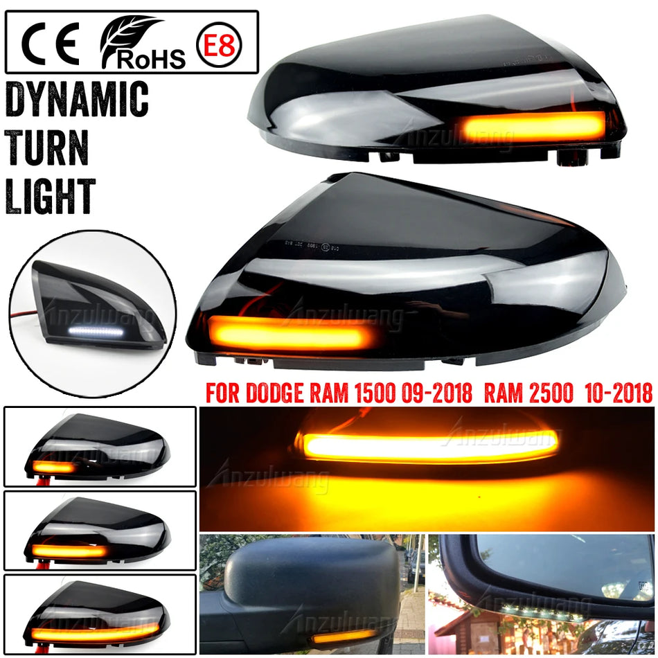 LED Turn Signal Lights With Sequential Design For Dodge Ram 1500 2500