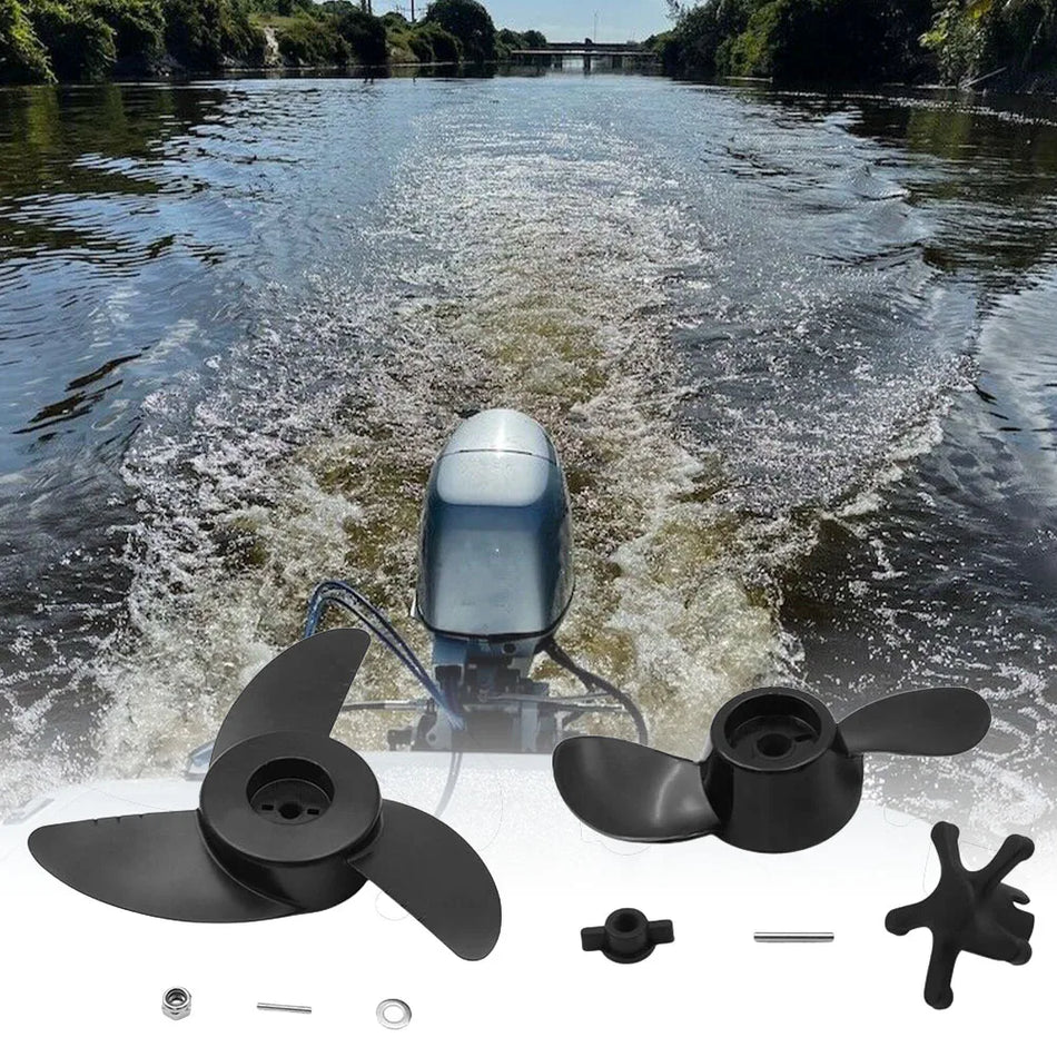 Hélice en acier 2/3 pales pour moteurs hors-bord électriques, marine