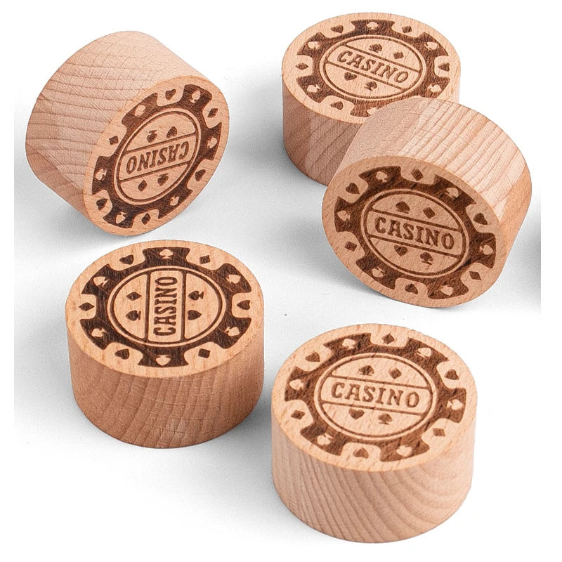 Six Chips Wooden Puzzle Boxes - Educational Puzzles
