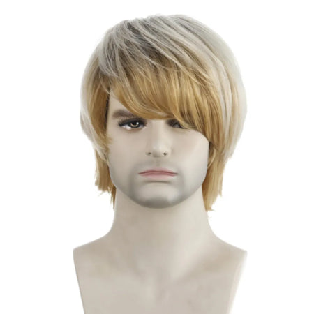 Silver Gray Short Men's Wig by Honey Dream - Stylish Daily Wear Blonde