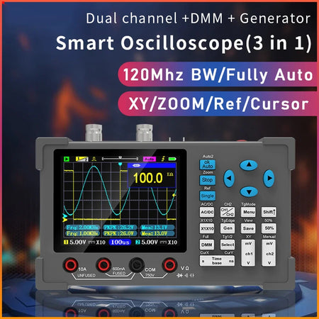 DSO3D12 Desktop Scope &ndash; 3 In 1 Multimeter And Generator
