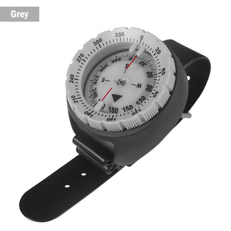 Professional Digital Diving Compass - 50m Waterproof &amp; Luminous Grey