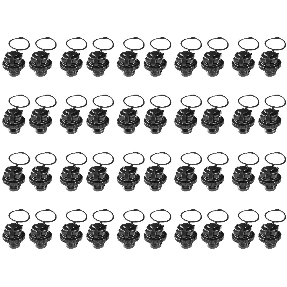 10-80P Air Valve Nozzle Caps for Inflatable Boat Kayak Raft Mattress Airbed Inflatable Pump Adapter for SUP Board mattress valve 40PCS / CN (Origin)