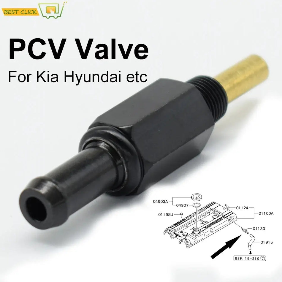 Car Exhaust Valve PCV Valve For Hyundai Elantra Sonata Accent For Kia Spectra Forte Optima Rio Rondo Soul Sportage Spectra5 by InterCyprus Trading Ltd