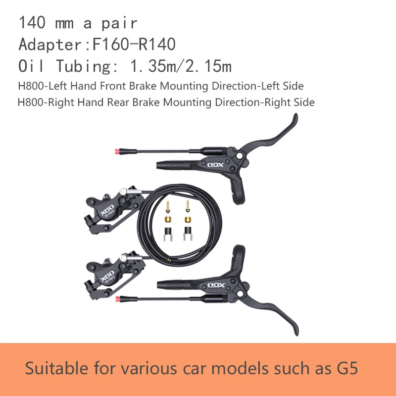 XOD Hydraulic Disc Brake XD-H800 XD-H880 &ndash; Waterproof Power Cut Off For Electric Scooters And E Bikes H800X2