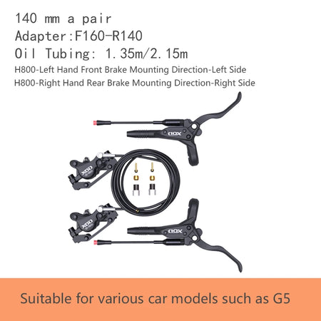XOD Hydraulic Disc Brake XD-H800 XD-H880 &ndash; Waterproof Power Cut Off For Electric Scooters And E Bikes H800X2