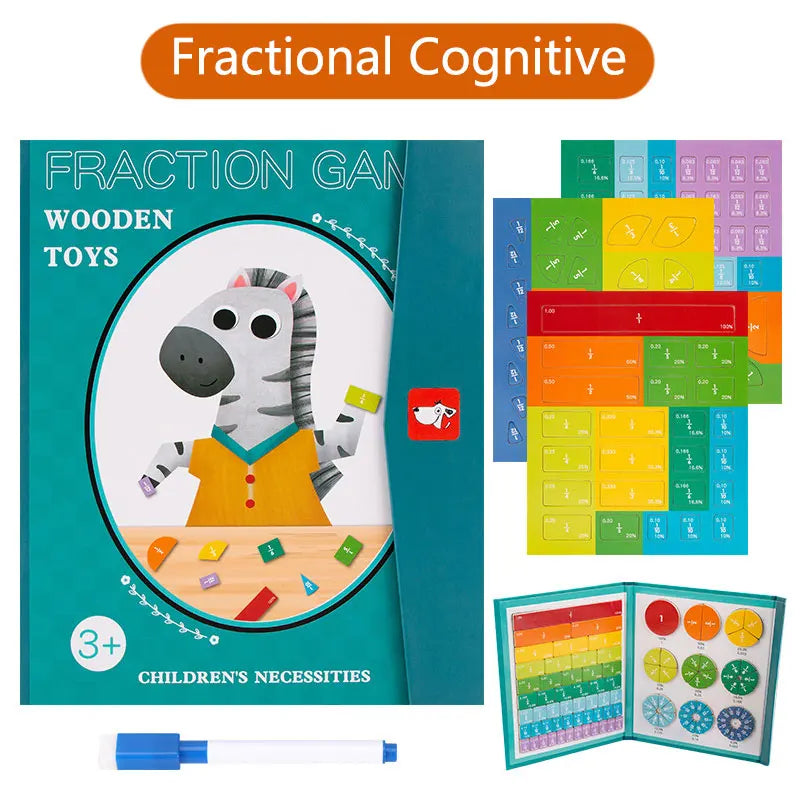 TTF01029 &ndash; Educational Magnetic Fraction Learning Toy Set