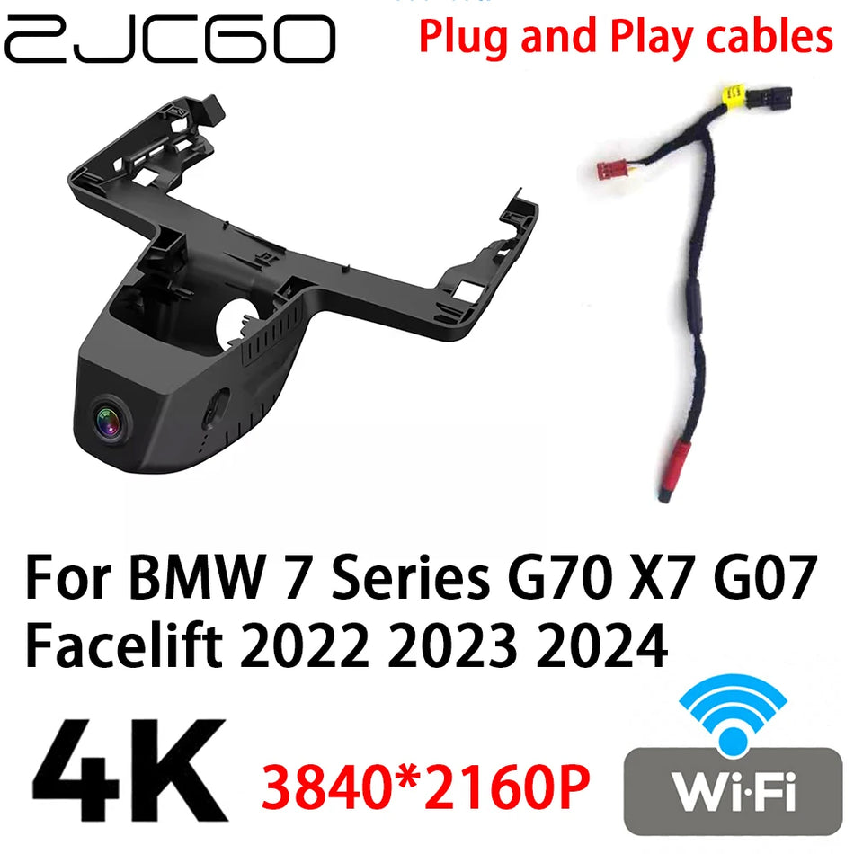 Dash Cam za BMW 7 serije G70 i X7 G07 4K 2160P prednja kamera, jednostavna instalacija